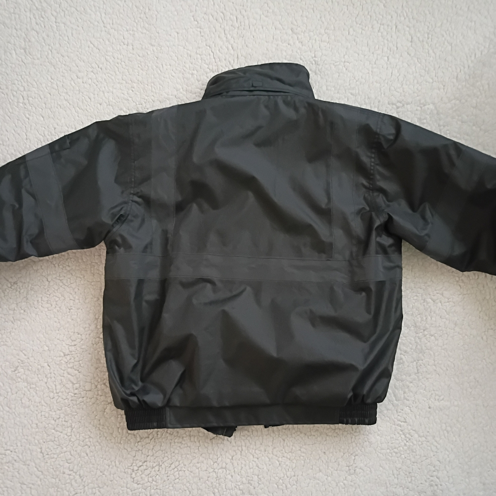 Black Hi-Vis Reflective Medium J2023 Safety Work Jacket - Picture 6 of 8